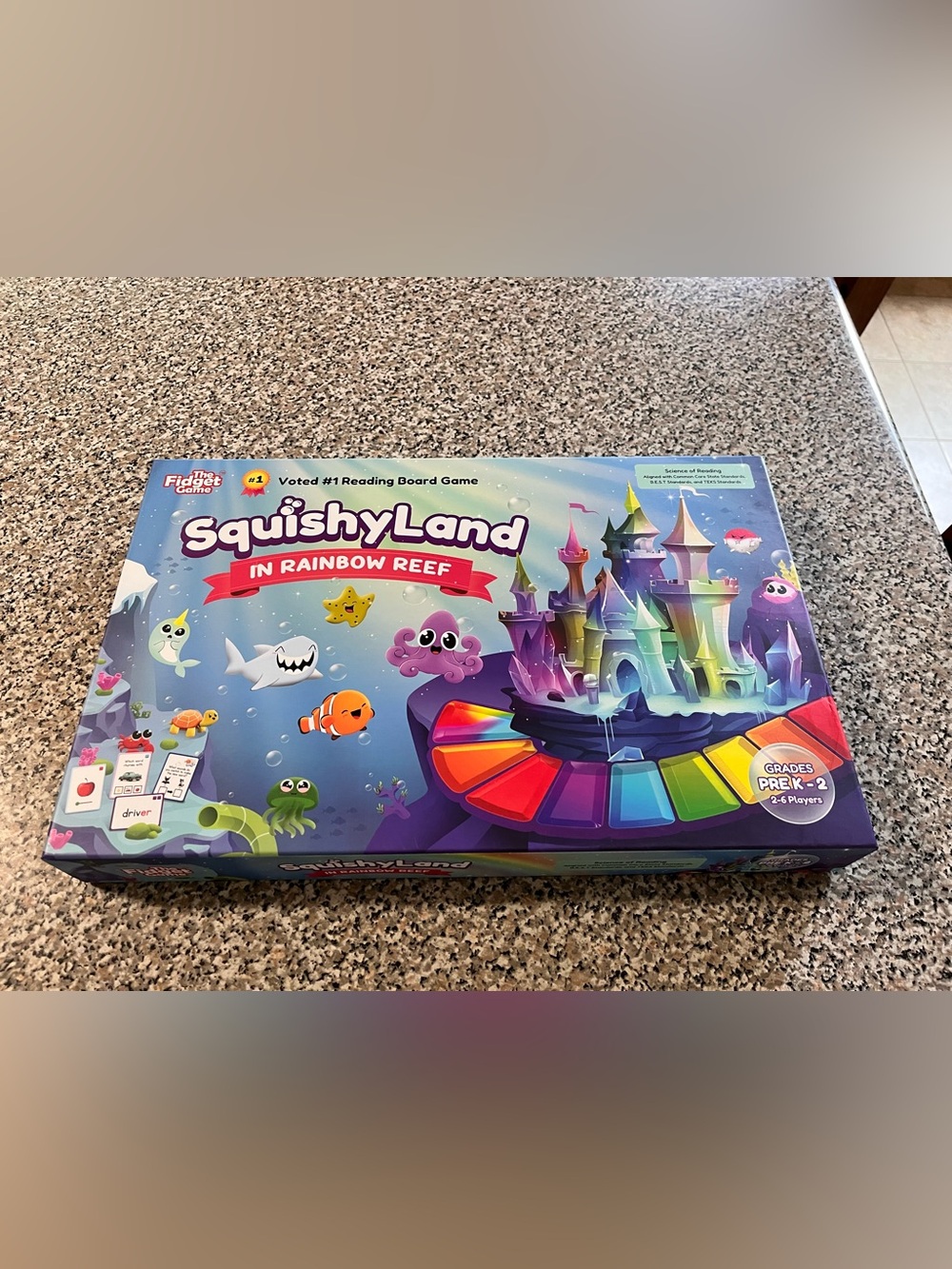 SquishyLand In Rainbow Reef Kids Board Game - Multicolor